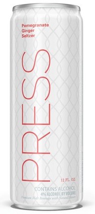 Press Seltzer Pomegranate Ginger