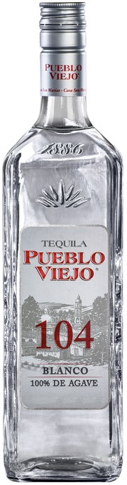 Pueblo Viejo Blanco 104 Tequila
