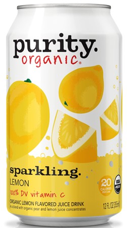 Purity Organic Lemon Sparkling