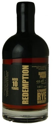 Redemption Barrel Proof 10 Year Straight Rye 2017