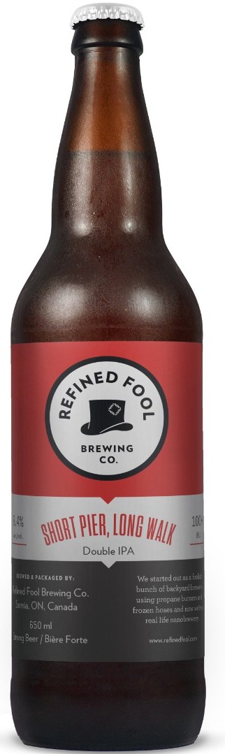 Refined Fool Short Pier Long Walk Double IPA
