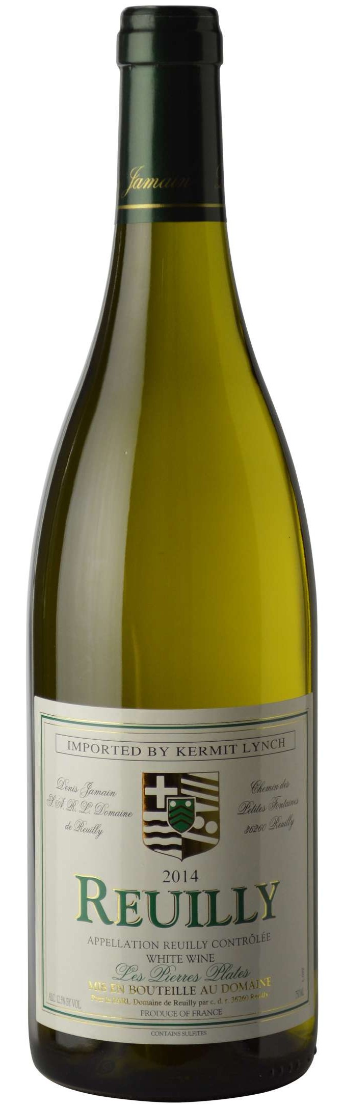 Reuilly Domaine Pierres Plates 2012