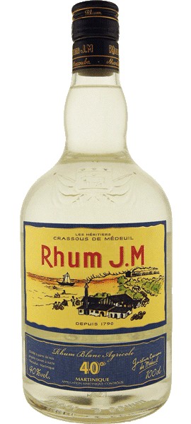 Rhum JM Agricole Blanc 40%