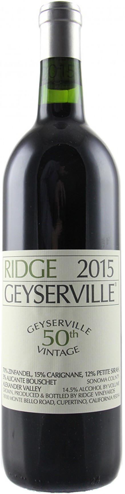 Ridge Geyserville 2015