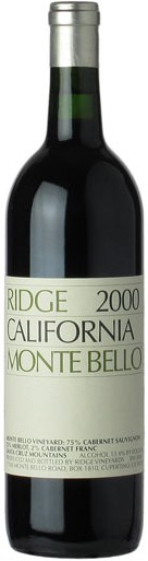 Ridge Monte Bello 2000