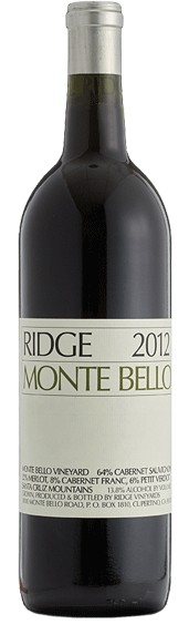 Ridge Monte Bello Cabernet Sauvignon