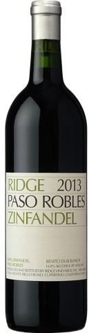 Ridge Paso Robles Zinfandel 2013