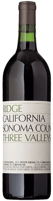 Ridge Three Valleys Red Sonoma