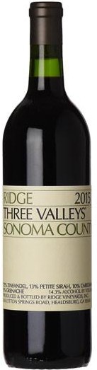 Ridge Three Valleys Zinfandel
