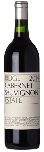 Ridge Vineyards Estate Cabernet Sauvignon 2014