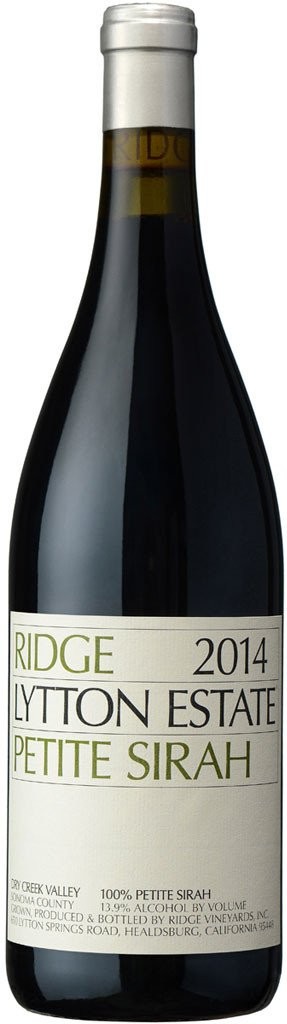 Ridge Vineyards Lytton Estate Petite Sirah