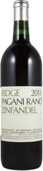 Ridge Vineyards Pagani Ranch Zinfandel NV