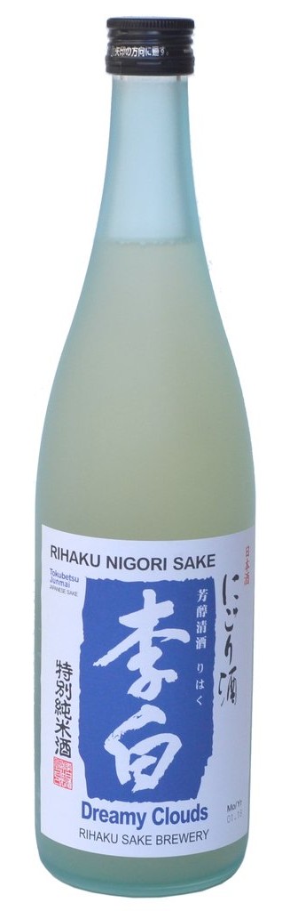 Rihaku Dreamy Clouds Tokubetsu Junmai Nigori Sake