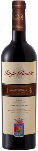 Rioja Bordon, Rioja Gran Reserva