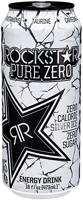 Rockstar Pure Zero Citrus Silver