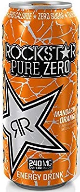 Rockstar Pure Zero Mandarin Orange