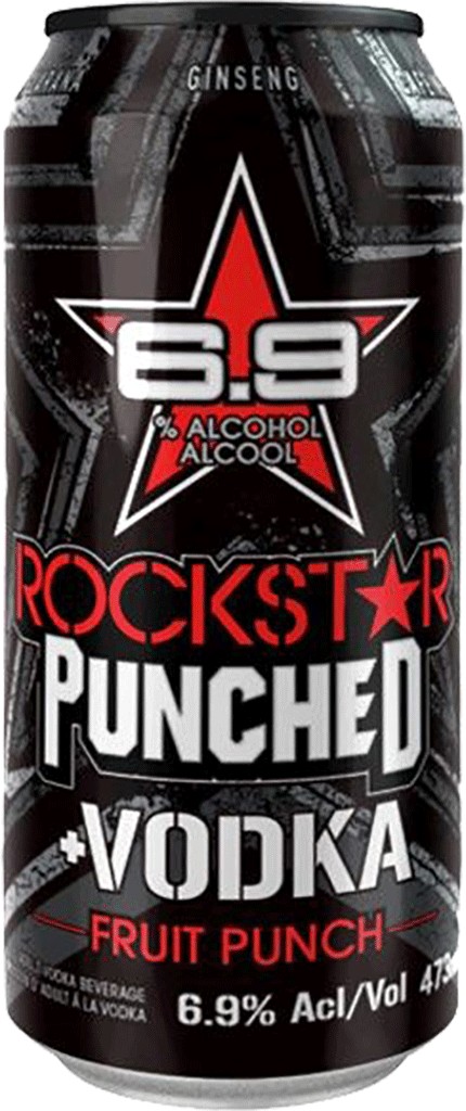 Rockstar + Vodka Fruit Punch