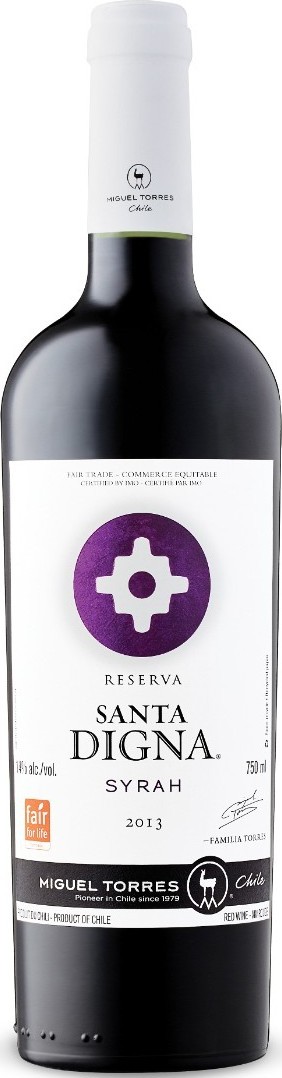 Santa Digna Reserva Syrah 2013