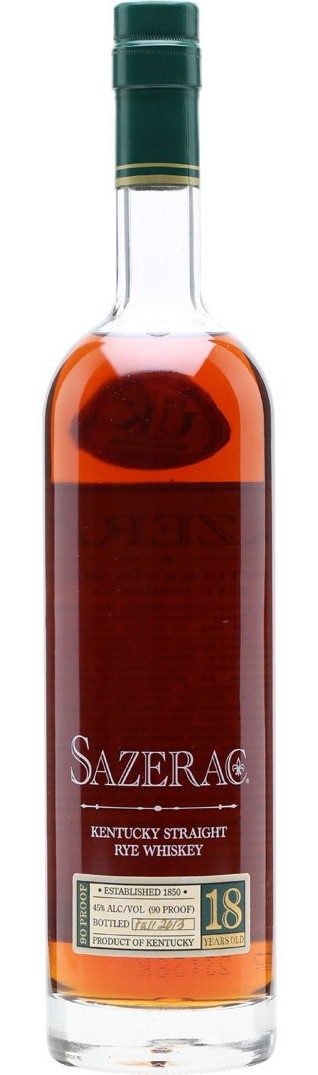 Sazerac Rye 18 Year Fall 2013