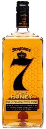 Seagrams 7 Crown Dark Honey Whiskey