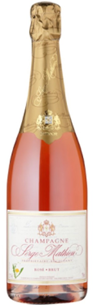 Serge Mathieu Rose Brut Champagne