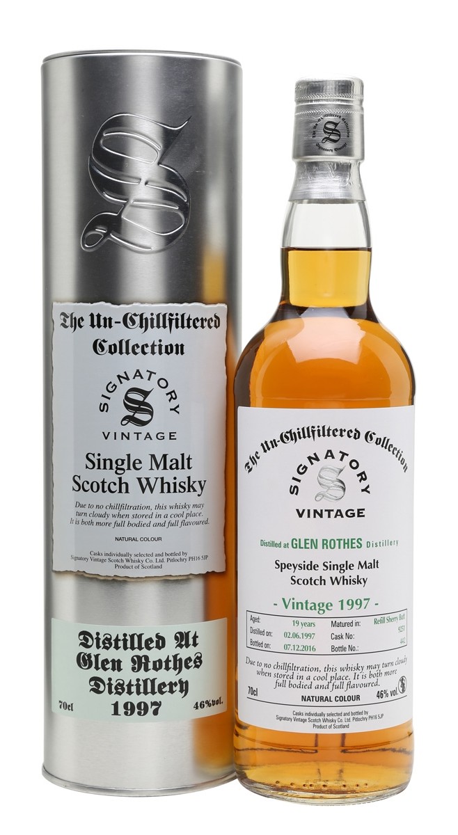 Signatory Deanston Sherry Refill 16 Year Single Malt Scotch 1997
