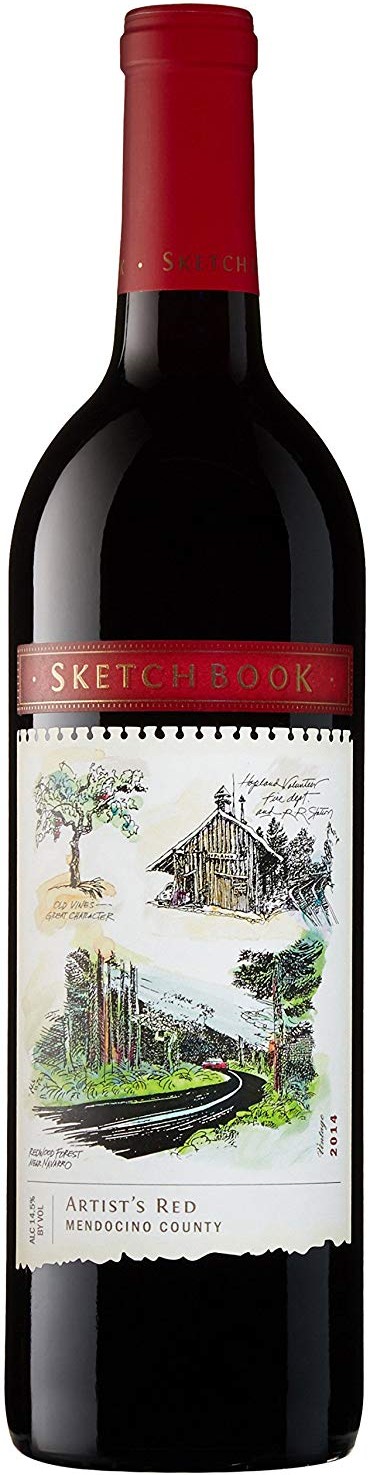 Sketchbook The Artist Red Blend