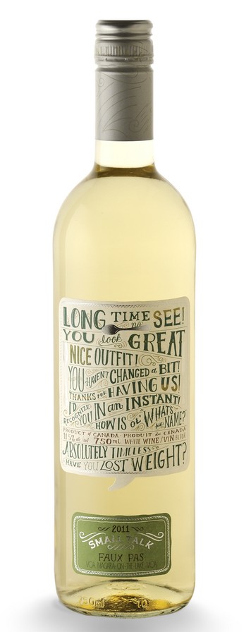 Small Talk Faux Pas Riesling Sauvignon Blanc VQA