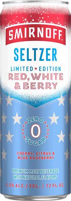 Smirnoff Seltzer Red, White and Berry