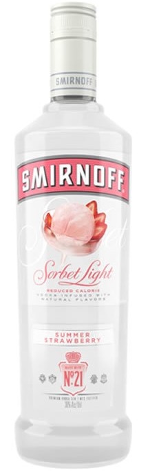 Smirnoff Sorbet Light Summer Strawberry Vodka