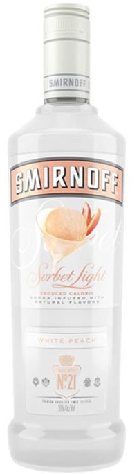 Smirnoff Sorbet Light White Peach Vodka