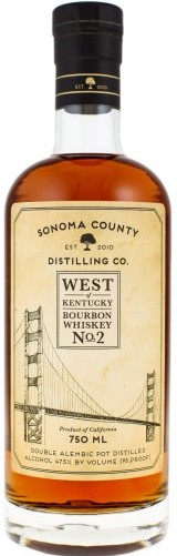 Sonoma County Distilling Co. West of Kentucky Bourbon No.
