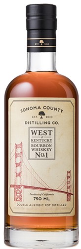 Sonoma County Distilling West of Kentucky Bourbon No. 1