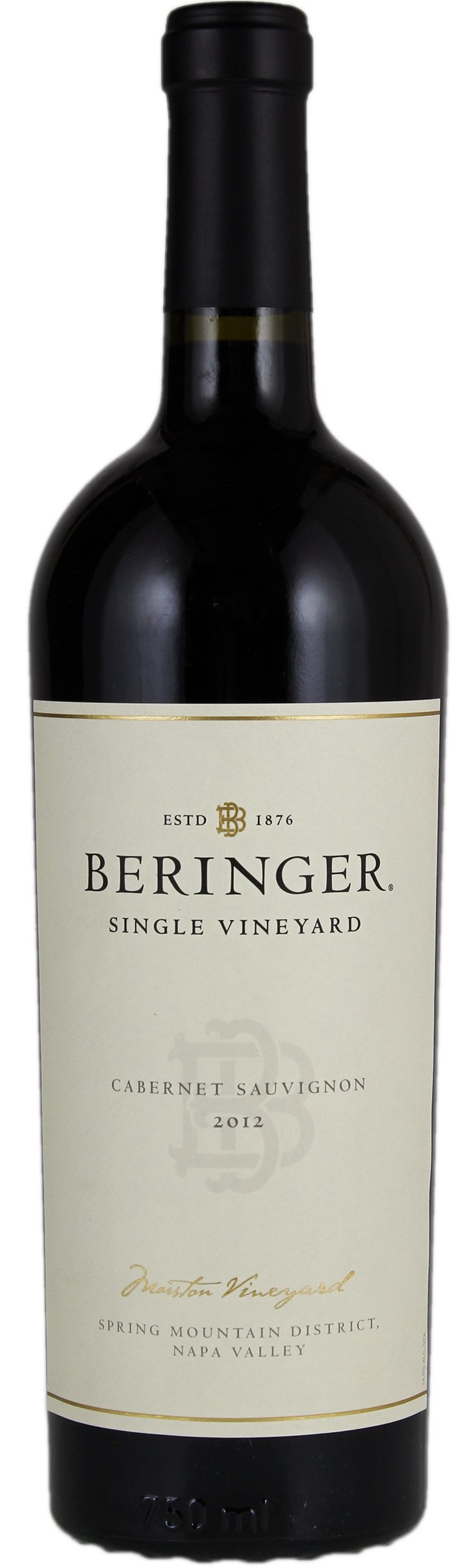 Spring Mountain Estate Cabernet Sauvignon 2012