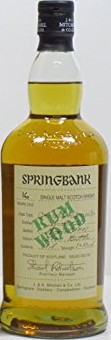 Springbank 16 Year Old Rum Wood Finish