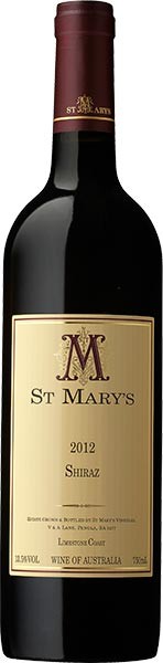 St. Mary's Shiraz 2012