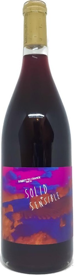 Subject to Change Wine Co. Solid + Sensible 2018