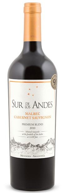 Sur de Los Andes Premium Blend Malbec / Cabernet Sauvignon 2010