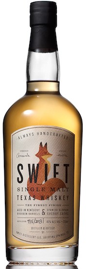 Swift Single Malt Texas Whiskey