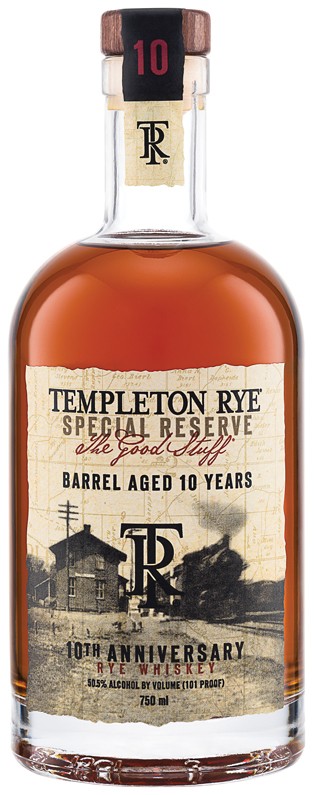 Templeton Rye 10 Year Special Reserve Rye Whiskey