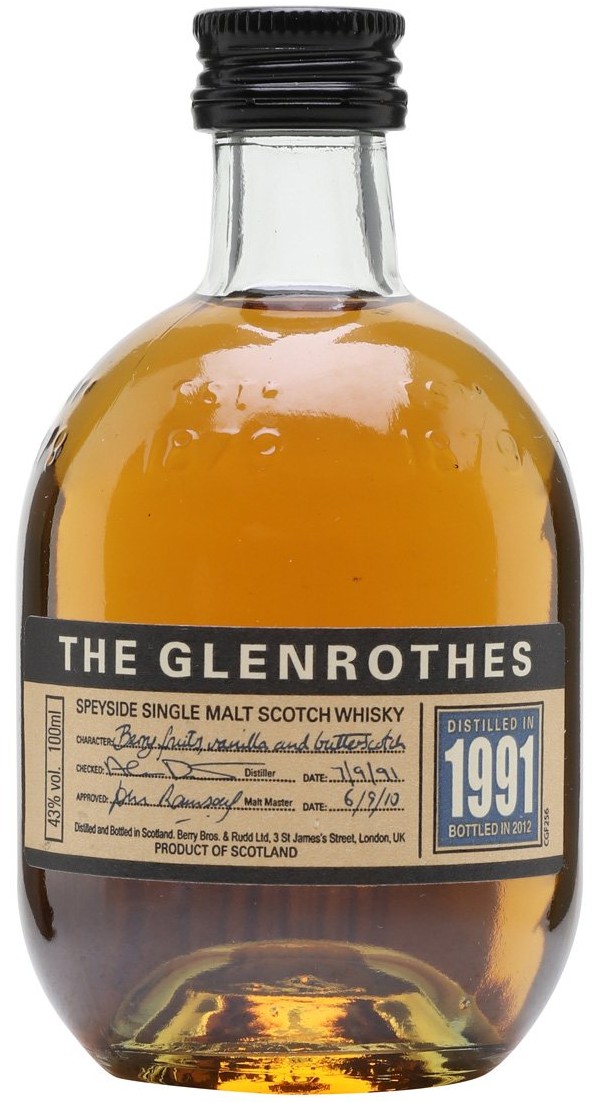 The Glenrothes 1991 Whiskey
