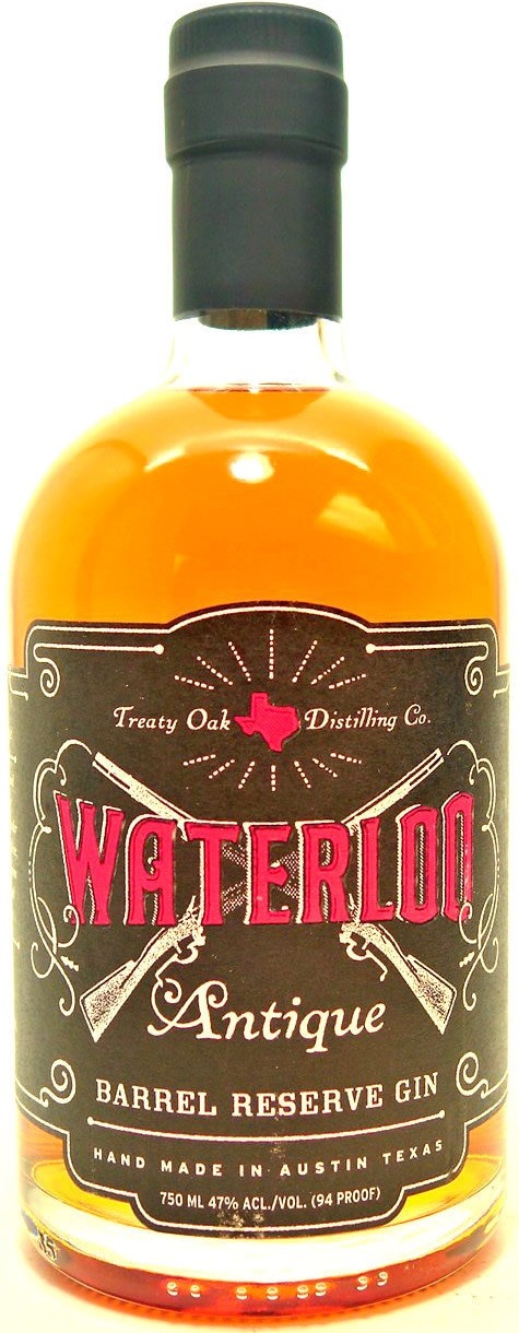Treaty Oak Waterloo Antique Barrel Reserve Gin