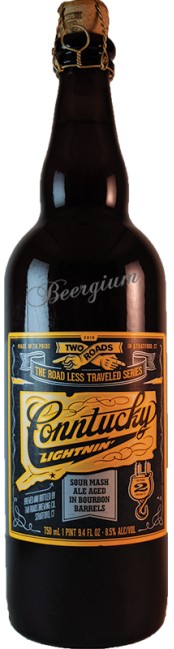 Two Roads Conntucky Lightnin' Sour Mash Bourbon Ale