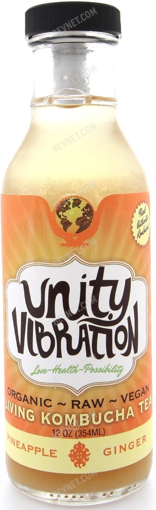 Unity Vibration Pineapple Ginger Kombucha