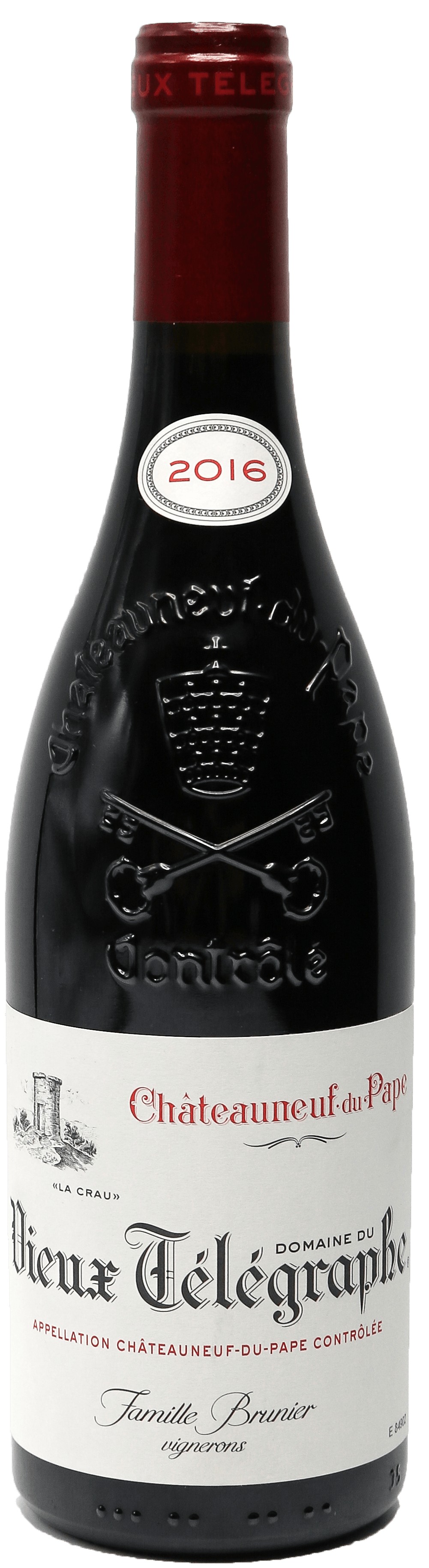 Vignobles Brunier Domaine du Vieux Telegraphe Chateauneuf du Pape La Crau