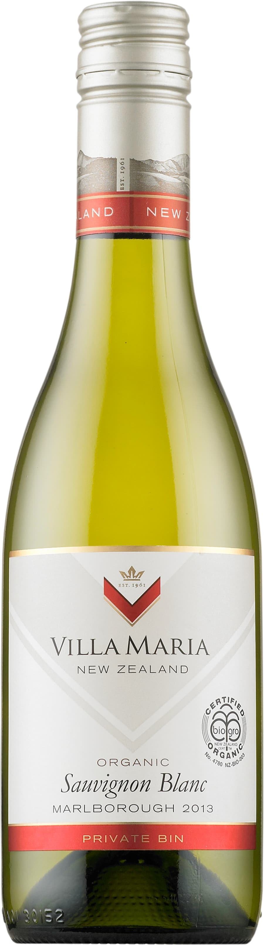 Villa Maria Organic Sauvignon Blanc 2016