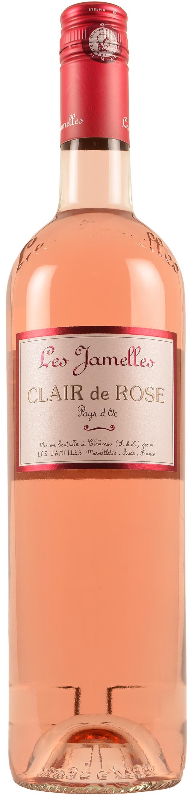 Vin de Pays D'Oc Les Jamelles Cinsault Rose 2014