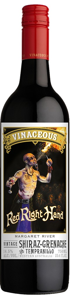 Vinaceous Red Right Hand