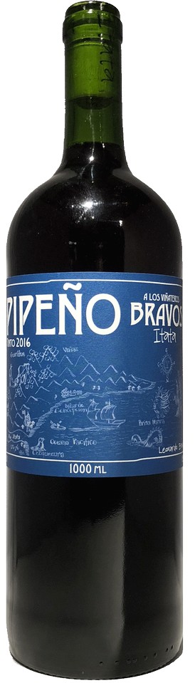 Vinateros Bravos Pipeno Tinto 2019