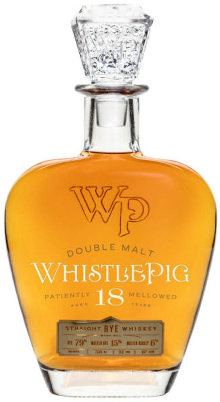 WhistlePig Rye Whiskey 18 Year Double Malt